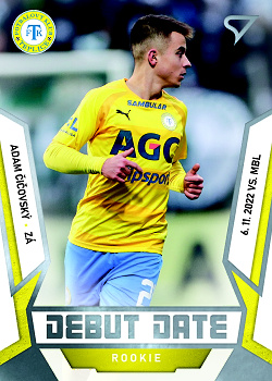 Adam Cicovsky Teplice SportZoo FORTUNA:LIGA 2022/23 2. serie Debut Date Rookie #DR-22